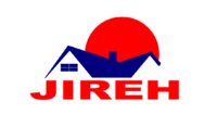 Jireh General Contractors logo in white font color