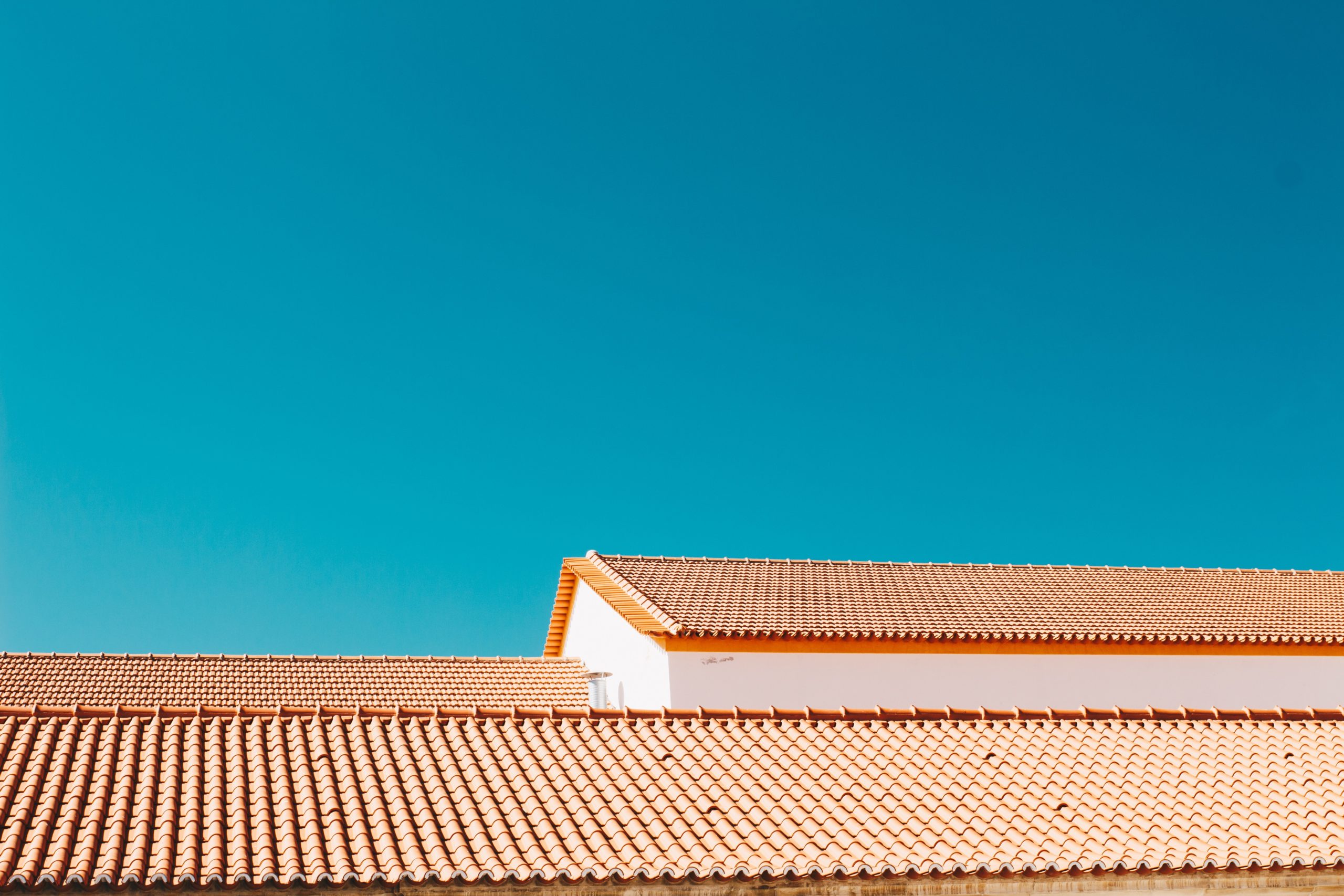 Roof with Orange Tiles